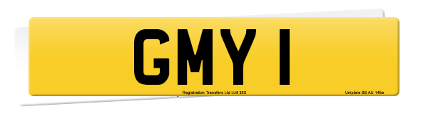 Registration number GMY 1